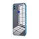 Case cover For Xiaomi Redmi Note 7 / Note 7 Pro Transparent Plating Fine Hole Phone Case(Blue)