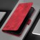 Case cover For Redmi K70 Ultra 5G Global Skin-feel Embossed Leather Phone Case(Red)