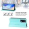 Case cover For Redmi K60 / K60 Pro RC01 Dual-Folded Magnetic Suction RFID Leather Phone Case(Mint Green)