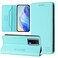 Case cover For Redmi K60 / K60 Pro RC01 Dual-Folded Magnetic Suction RFID Leather Phone Case(Mint Green)