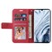 Case cover For Xiaomi Mi Note 10 GQUTROBE Right Angle Leather Phone Case(Red)