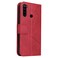 Case cover For Xiaomi Redmi Note 8 GQUTROBE Right Angle Leather Phone Case(Red)