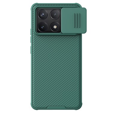 Case cover For Xiaomi Redmi K70 / K70 Pro NILLKIN CamShield Pro Magnetic PC Phone Case(Green)