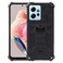 Case cover For Xiaomi Redmi Note 12 4G Shockproof TPU + PC Magnetic Phone Case with Holder(Black)