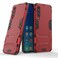 Case cover Shockproof PC + TPU Case for Xiaomi Mi 9 SE, with Holder(Red)