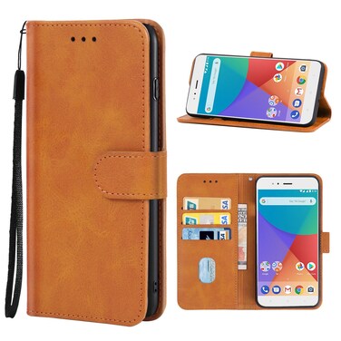 Case cover For Xiaomi A1 Leather Phone Case(Brown)