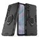 Case cover For Xiaomi Mi CC9 Pro / Mi Note 10 / Mi Note 10 Pro PC + TPU Shockproof Protective Case with Magnetic Ring Holder(Black)