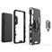 Case cover PC + TPU Shockproof Protective Case with Magnetic Ring Holder for Xiaomi Redmi 7A(Black)