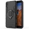 Case cover PC + TPU Shockproof Protective Case with Magnetic Ring Holder for Xiaomi Redmi 7A(Black)