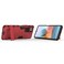 Case cover For Xiaomi Redmi Note 10 Pro Shockproof PC + TPU Protective Case with Hidden Holder(Red)
