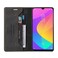 Case cover For Xiaomi Mi CC9 / Mi 9 Lite Skin Feel Anti-theft Brush Horizontal Flip Leather Case with Holder &amp; Card Slots &amp; Wallet(Black)