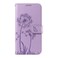 Case cover For Redmi K80 / K80 Pro Dandelion Embossed Pattern Flip Leather Phone Case(Purple)