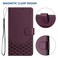 Case cover For Redmi K80 5G / K80 Pro 5G Honeycomb Embossing RFID Leather Phone Case(Violet)