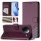 Case cover For Redmi K80 5G / K80 Pro 5G Honeycomb Embossing RFID Leather Phone Case(Violet)