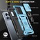 Case cover For Xiaomi 14T Armor PC Hybrid TPU Camera Shield Phone Case(Light Blue)