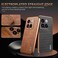 Case cover For Xiaomi 14 AZNS Electroplated Frame Crocodile Texture Full Coverage Phone Case(Black)
