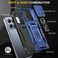 Case cover For Xiaomi 14T Armor PC Hybrid TPU Camera Shield Phone Case(Navy Blue)