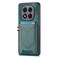 Case cover For Xiaomi Redmi Note 14 Pro 5G Denim Texture Leather Skin Phone Case with Card Slot(Green)