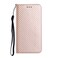 Case cover For Xiaomi 14T Carbon Fiber Texture Magnetic Flip Leather Phone Case(Rose Gold)