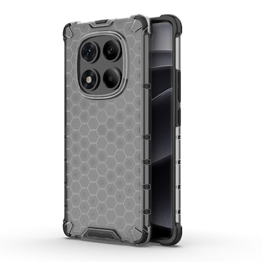 Case cover For Redmi Note 14 Pro 4G Honeycomb Shockproof Phone Case(Black)