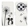 Case cover For Redmi 14C 4G Oil Embossed 3D Drawing Leather Phone Case(Couple Dandelion)