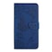 Case cover For Redmi 14C 4G Skin Feel Butterfly Embossed Flip Leather Phone Case(Blue)