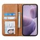 Case cover For Redmi Note 14 4G 164.84mm Cubic Grid Calf Texture Magnetic Leather Phone Case(Brown)