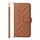 Case cover For Redmi Note 14 4G 164.84mm Multifunctional 6-Card Slots Leather Phone Case with Wrist Strap(Brown)