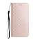 Case cover For Redmi Note 14 Pro 4G Carbon Fiber Texture Magnetic Flip Leather Phone Case(Rose Gold)