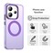 Case cover For Redmi Note 14 4G 163.25mm Candy Magsafe PC Hybrid TPU Phone Case(Purple)