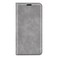 Case cover For Redmi Note 14 4G 164.84mm Retro-skin Magnetic Suction Leather Phone Case(Grey)
