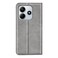 Case cover For Redmi Note 14 4G 164.84mm Retro-skin Magnetic Suction Leather Phone Case(Grey)