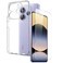 Case cover For Xiaomi Redmi Note 14 5G NORTHJO 2 in 1 TPU Phone Case Screen Protector Tempered Glass Film(Clear)