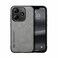 Case cover For Redmi Note 14 5G Skin Feel Magnetic Leather Back Phone Case(Light Grey)