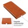Case cover For Redmi Note 14 5G Magnetic Vertical Flip Leather Phone Case(Brown)