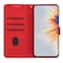 Case cover For Redmi Note 14 4G 163.25mm Heart Pattern Skin Feel Leather Phone Case(Red)