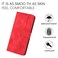 Case cover For Redmi Note 14 4G 163.25mm Heart Pattern Skin Feel Leather Phone Case(Red)
