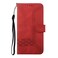 Case cover For Redmi Note 14 5G Cubic Skin Feel Flip Leather Phone Case(Red)