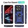 Case cover For Xiaomi 15 Pro Shockproof TPU + PC Phone Case with Holder(Blue)