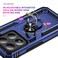 Case cover For Xiaomi 15 Pro Shockproof TPU + PC Phone Case with Holder(Blue)