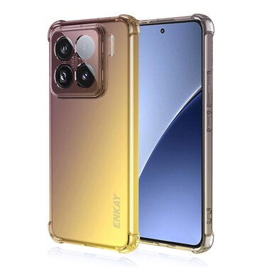Case cover For Xiaomi 15 Pro ENKAY Hat-Prince Gradient Airbag TPU Phone Case(Purple Gold)