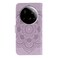 Case cover For Xiaomi 15 Ultra Sun Mandala Embossing Pattern Phone Leather Case(Purple)