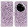 Case cover For Xiaomi 15 Ultra Sun Mandala Embossing Pattern Phone Leather Case(Purple)