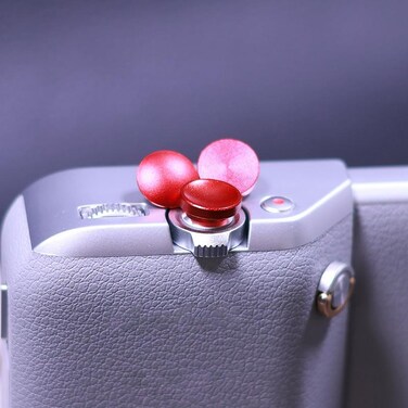 Case cover For Xiaomi 15 Ultra JSR 3pcs Aluminum Alloy Shutter Button(Red)