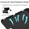 Case cover For Samsung A8 10.5 inch Adjustable Tablet Waterproof Anti-drop Protective Cover(Black+Power Bag)