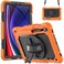 Case cover For Samsung Galaxy Tab S8 / S7 Silicone + PC Tablet Case(Orange+Black)
