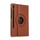 Case cover For Samsung Galaxy Tab S8 Ultra 360 Degrees Rotation Holder Litchi Leather Tablet Case(Brown)