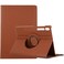 Case cover For Samsung Galaxy Tab S8 Ultra 360 Degrees Rotation Holder Litchi Leather Tablet Case(Brown)