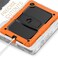 Case cover For Samsung Galaxy Tab A8 10.5 2021 Shockproof Black Silicone + PC Tablet Protective Case(Orange)