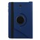 Case cover Litchi Texture Horizontal Flip 360 Degrees Rotation Leather Case for Galaxy Tab S4 10.5 T830 / T835, with Holder (Dark Blue)